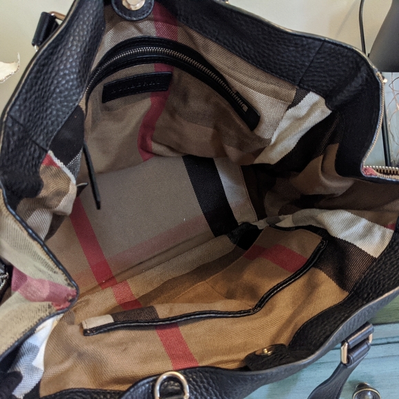 BURBERRY pebble leather Maidstone tote bag - Picture 5 of 11